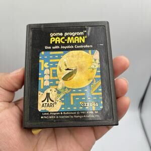 PAC-MAN Atari 2600 Game Program cx2646 1981 Video Game Cartridge